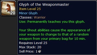 魔兽5.4补丁新增各职业海量趣味小型雕文一览