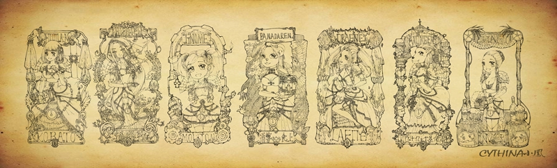 魔兽世界国服美女玩家笔下的联盟全种族牧师