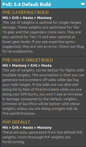 5.4PVE:三系术士属性优先级推荐 不再担心DPS